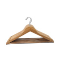 high quality bamboo stick clothes hanger for coat